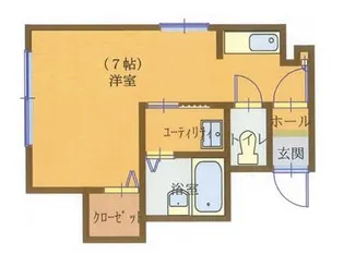 シティライフ泉【5階】の間取り