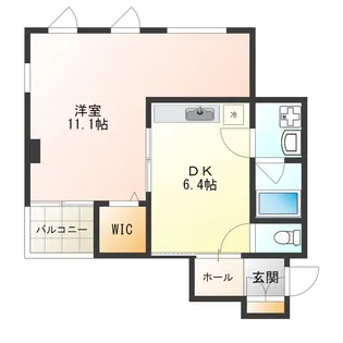 プティコルネ【4階】の間取り