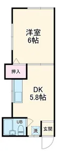 藤田荘【2階】の間取り