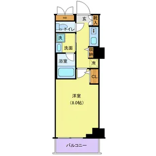 TATSUMIスカイガーデンテラス【2階】の間取り