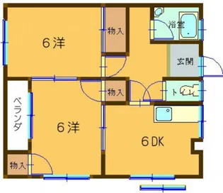 徳本ビル【2階】の間取り