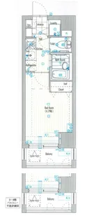 グラントゥルース駒込六義園【5階】の間取り