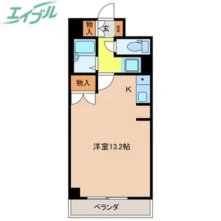 ステーションビラKIII【8階】の間取り