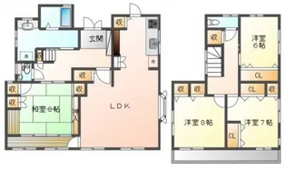 広島県廿日市市宮島口上2【一戸建】の間取り