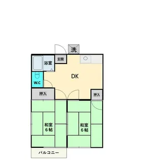 ハイツ・イズミ【2階】の間取り
