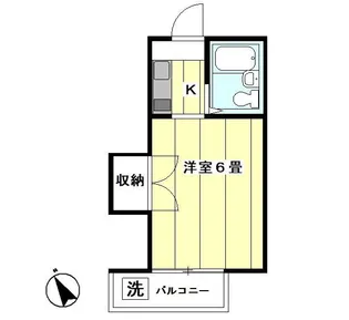 メゾンドブラン【2階】の間取り