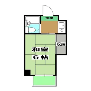 コーポマツモト【1階】の間取り