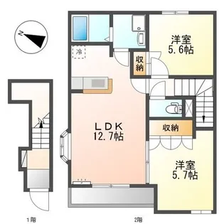 シャトー・澤ノ原【2階】の間取り