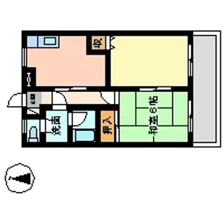 シャンボールミヤ【2階】の間取り