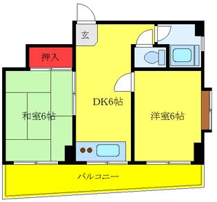 ペガサス【2階】の間取り