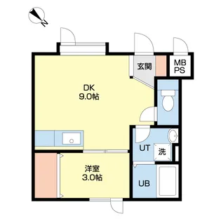 ウエストヒルズ五番館【2階】の間取り