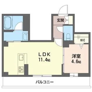 リーフ双葉町【3階】の間取り