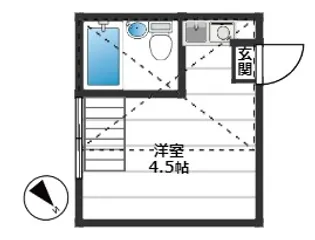 ペアパレス志村【2階】の間取り