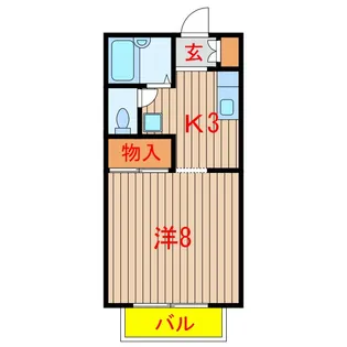 ライブゆうなみ【1階】の間取り