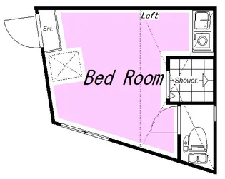 ユナイト追浜ビセンテモレーノ【1階】の間取り