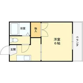 ハイツマキノ【2階】の間取り