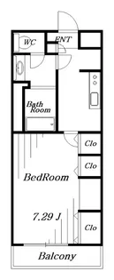 リブリ・若草【1階】の間取り