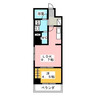 エミエール葵【1階】の間取り