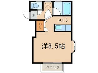 ハイムグリーン【2階】の間取り