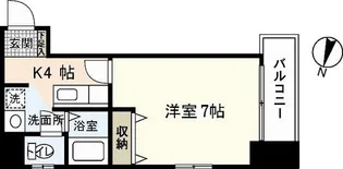 広島県広島市中区大手町5【マンション】の間取り