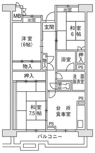 大阪府大阪市住吉区我孫子1【一戸建】の間取り