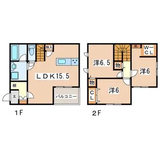 熊本県熊本市東区小峯2【一戸建】の間取り