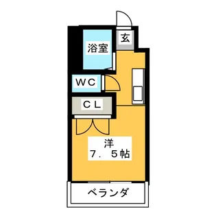 和浩ビル【4階】の間取り