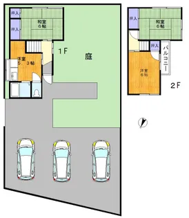 東京都江戸川区南小岩4【一戸建】の間取り