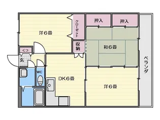 ベルメゾンI【2階】の間取り