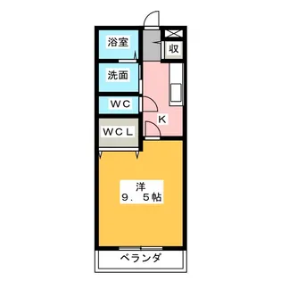 Well Court II【1階】の間取り