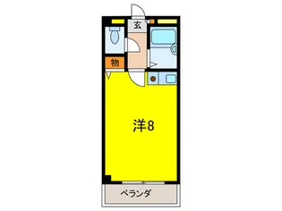 セント中御影【2階】の間取り