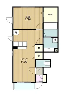 ボンジュール相模大野A【1階】の間取り
