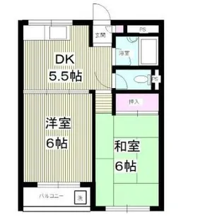 ハローハイムII【2階】の間取り