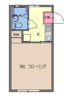 ジュネス緑ヶ丘【1階】の間取り