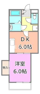 千葉県千葉市中央区栄町【マンション】の間取り