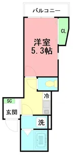 FIORE戸塚 壱番館【3階】の間取り