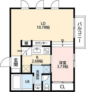 Gradito(グラディート)【1階】の間取り