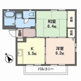 オプティマール【1階】の間取り