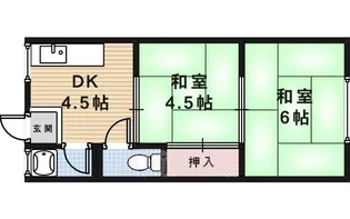 桜レジデンス【1階】の間取り