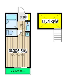 サザンパレス【2階】の間取り