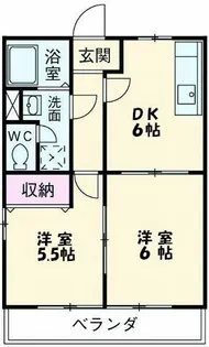 チェスナッツ【1階】の間取り