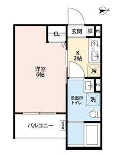 CRASTINE住吉大社【1階】の間取り
