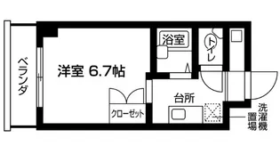 東京都調布市多摩川5【マンション】の間取り