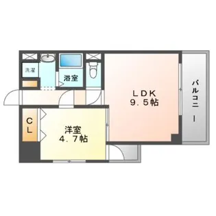 M’PLAZA門真駅前【4階】の間取り