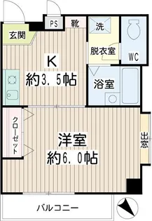 ラ・クレール川崎【3階】の間取り