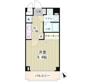 東京都中央区明石町【マンション】の間取り