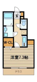 東京都西東京市中町2【アパート】の間取り