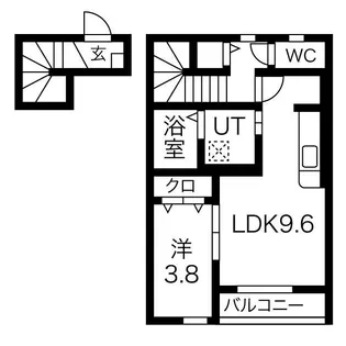 クリスタル【2階】の間取り