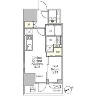 ザ・パークハビオ大森山王【2階】の間取り