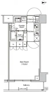 プラウドフラット外神田【10階】の間取り